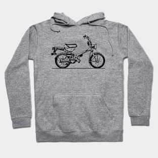 NC50 Express Motorcycle Sketch Art Hoodie